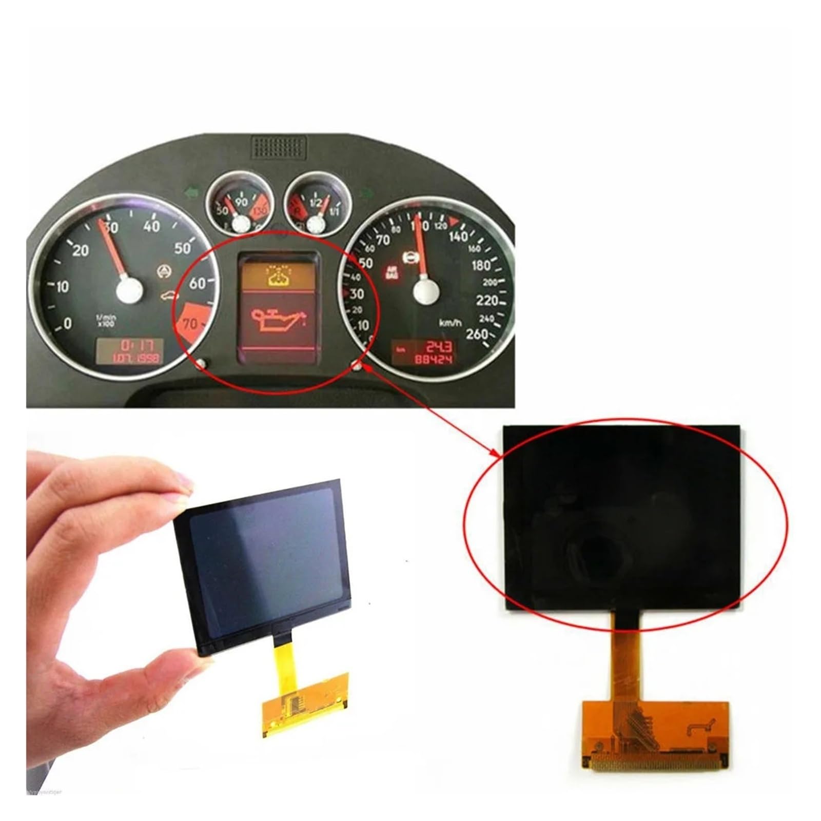 Fit For Audi A4 (B5) 1995-2001 Cyfrowytachometrsamochodowy