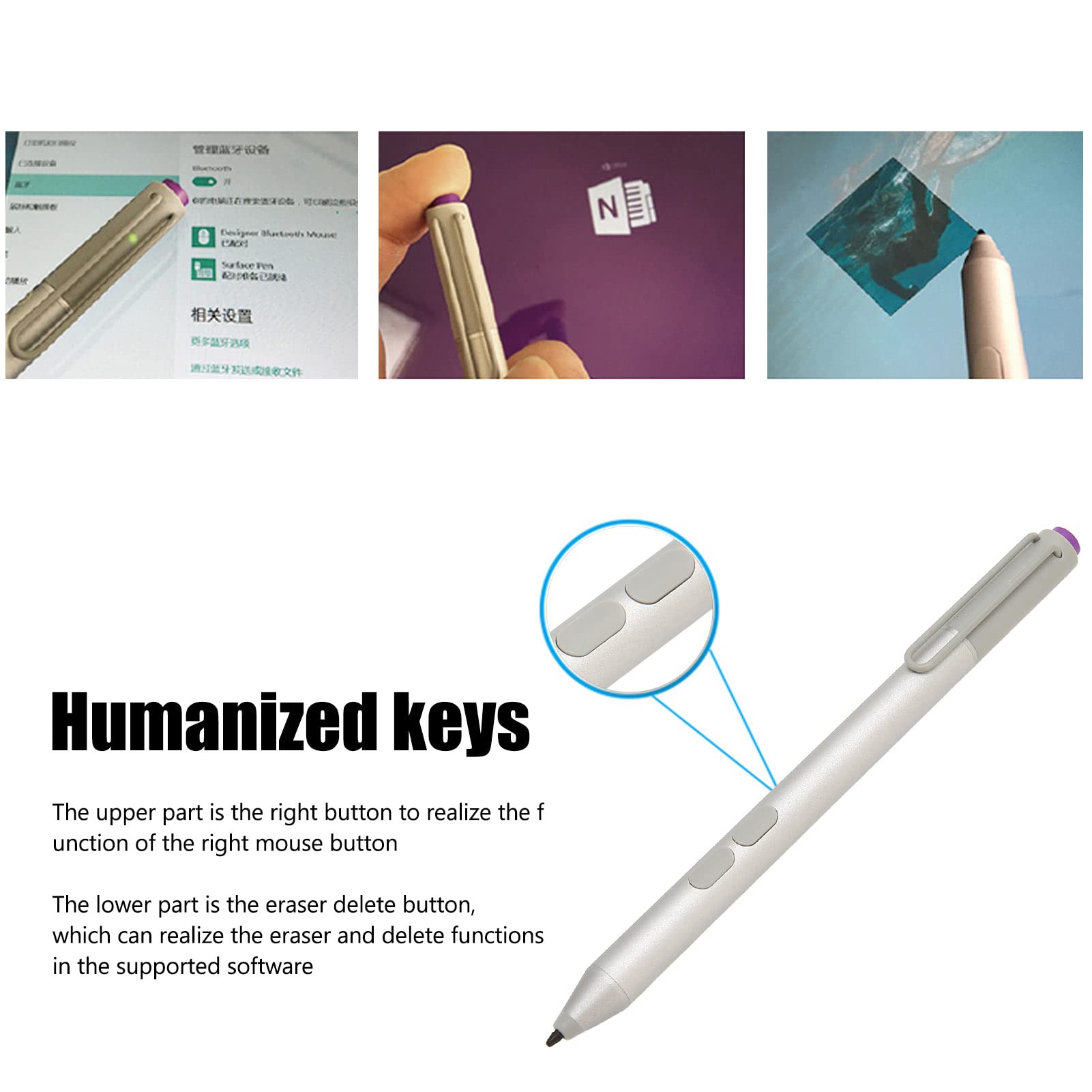 MCDODO Actieve Stylus Pen Met Dunne Punt Voor iPad Wit MCDODO Actieve Stylus Pen Met Dunne Punt Voor iPad Wit