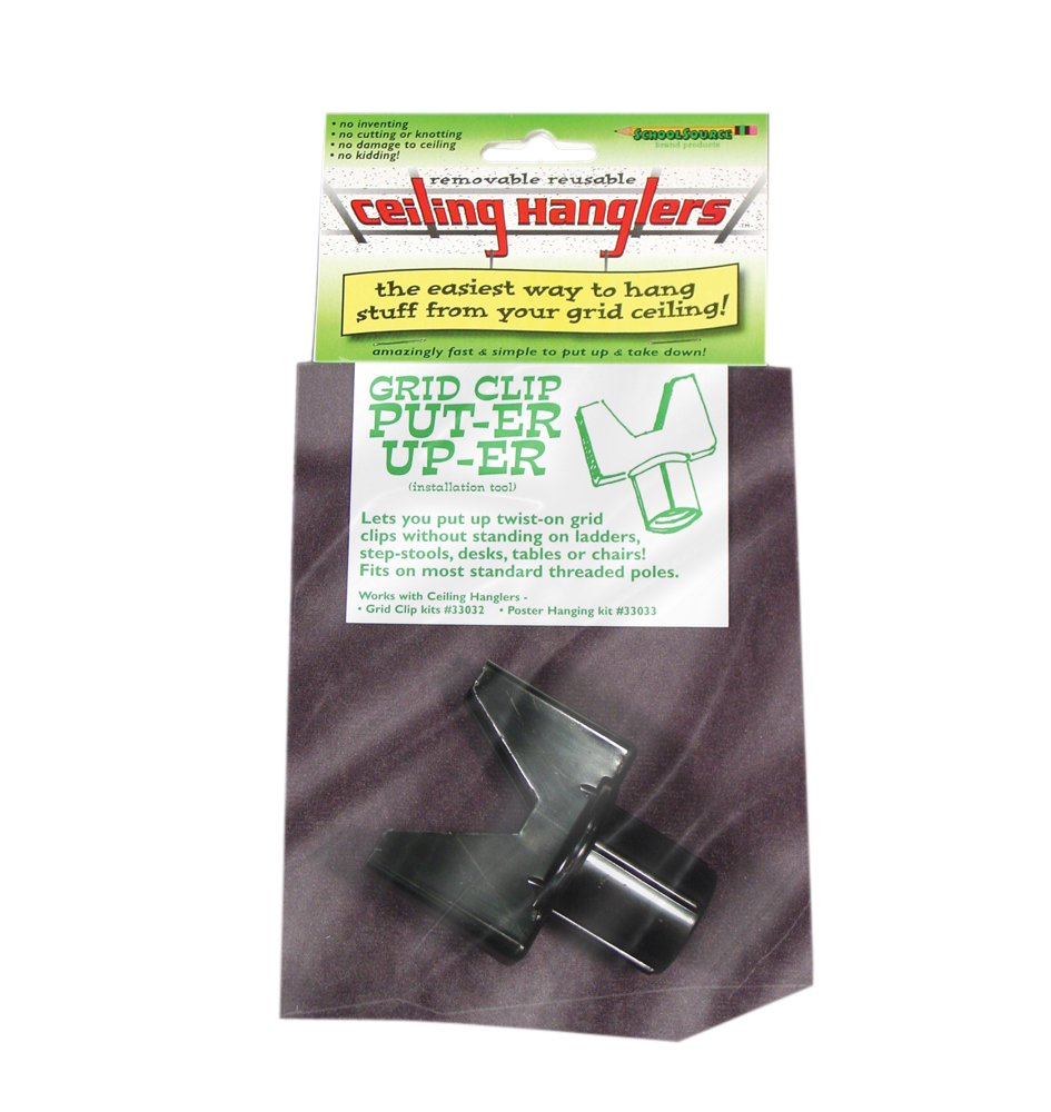 12 Pack THE STIKKIWORKS CO. CEILING HANGLERS GRID CLIP 1/PK