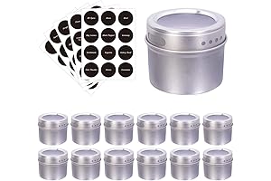 Magnetic Spice Jars with Labels - Organization With a Magnetic Appeal