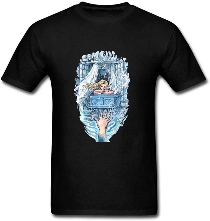 Tommery Men's When Marnie was There Short Cotton T Shirt