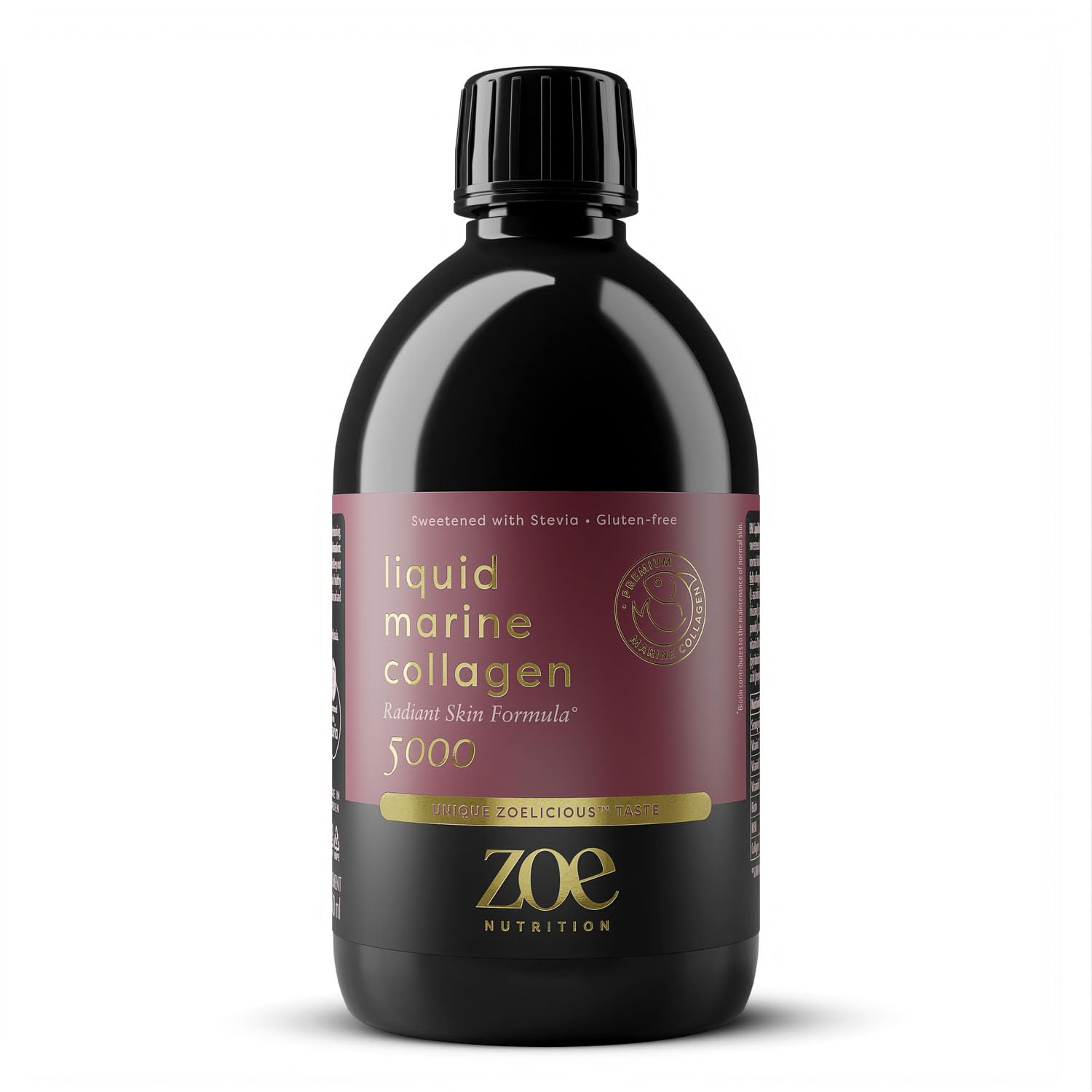 Liquid Marine Collagen 5000, 500 ml - angereichert mit einer sorgfältigen Mischung aus Vitaminen, Mineralstoffen und MSM