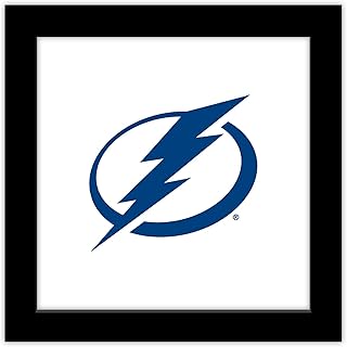 Trends International Gallery Pops NHL Tampa Bay Lightning - Primary Logo Mark Wall Art Wall Poster, 12" x 12", Black Frame Version