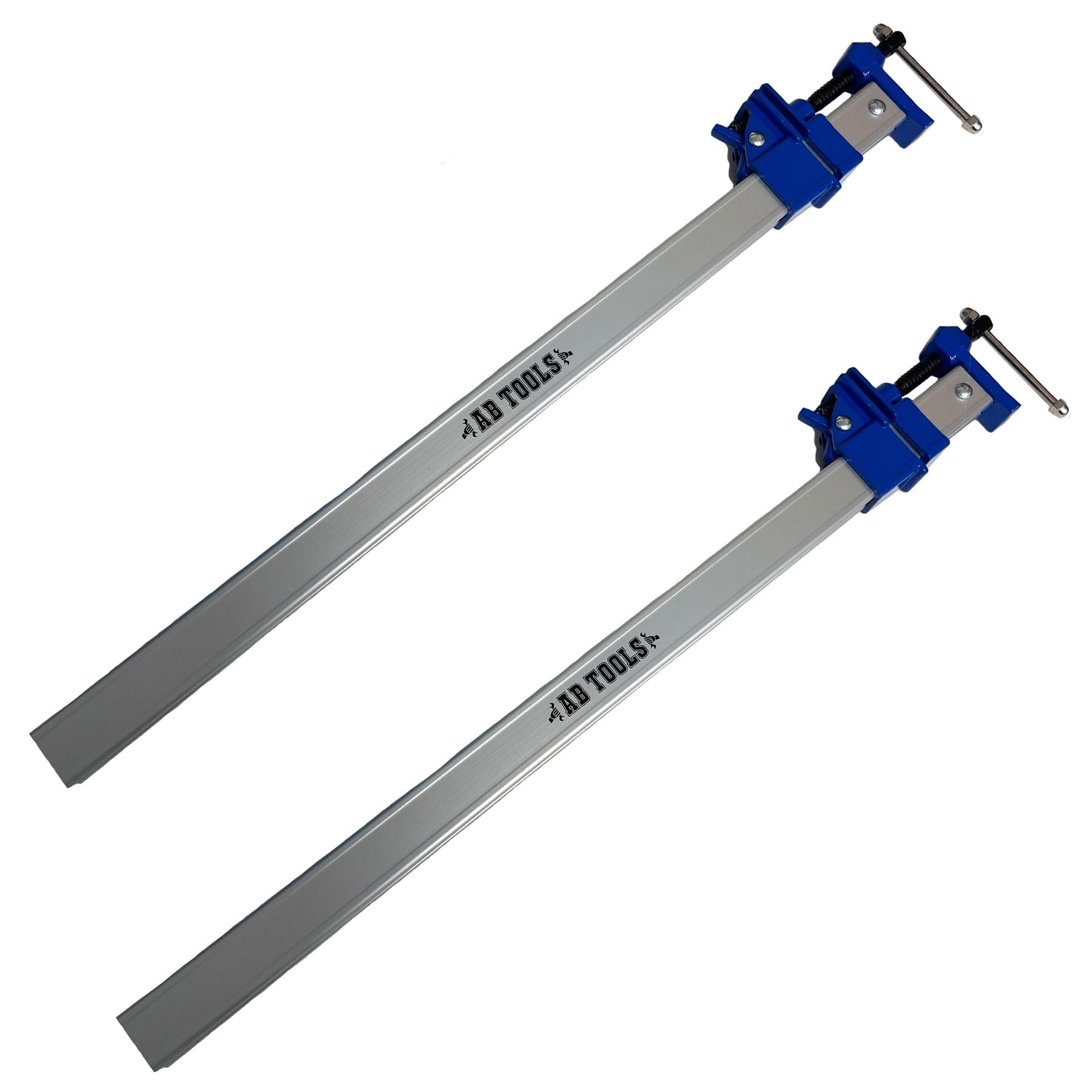 AB Tools 24" 600mm Aluminium Sash Clamp Grip Bench Work Holder vice Slide Clamp 2pk