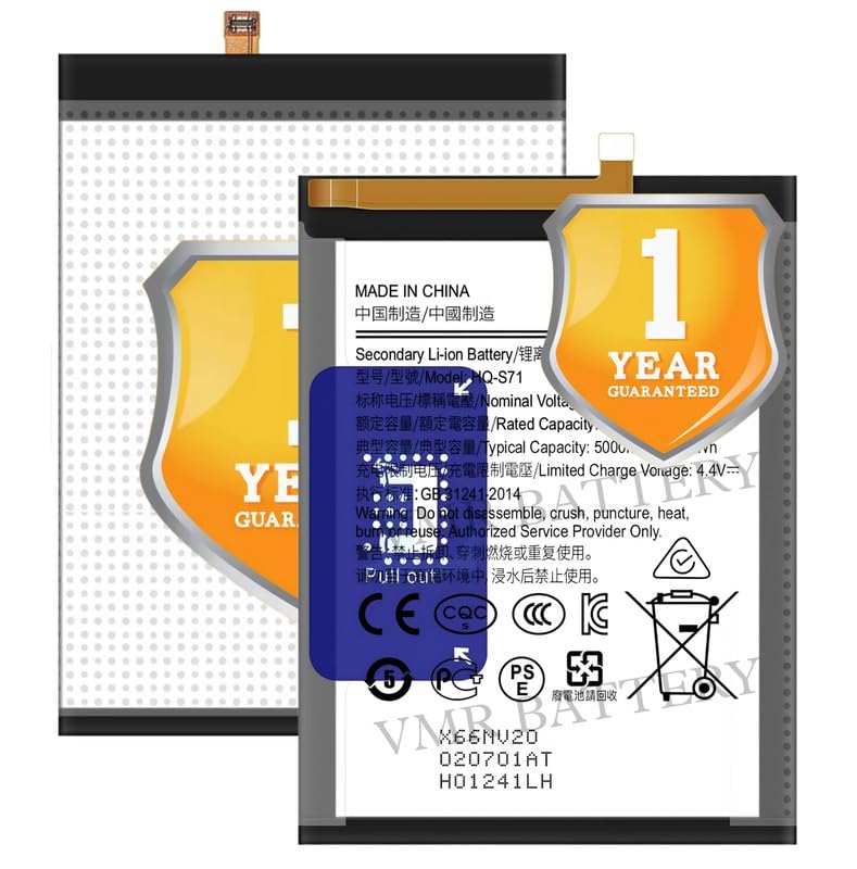 Image of Original HQ-S71 Battery Compatible for Samsung Galaxy M11 (SM-M115F, SM-M115F /DSN, SM-M115M, SM-M115M /DS) - (5000mAh) - 1 Year Warranty K7