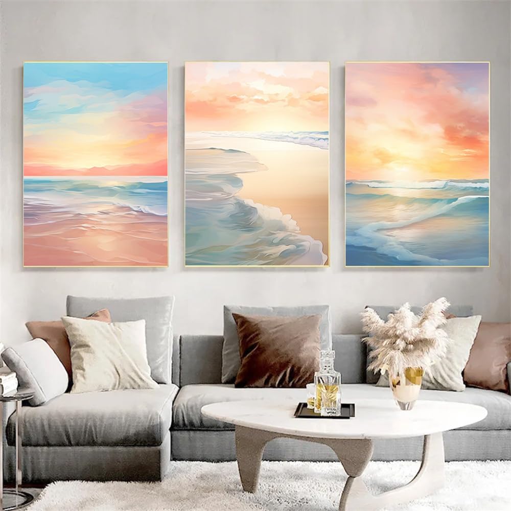 Tableau Vagues Blanches Enneigées MIVINC pour décor apaisant - 8
