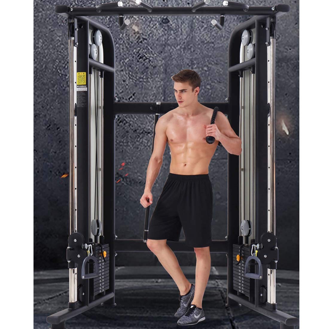 Amazon | トレーニング用大型マシン ケーブルクロスオーバー