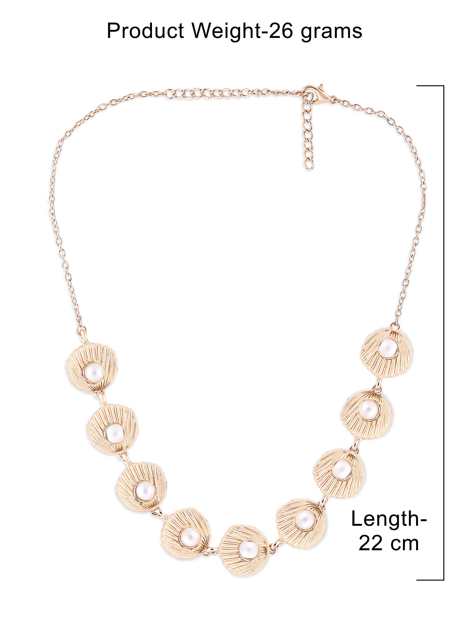 Contemporary Classy Pearl Shell Necklace For Women