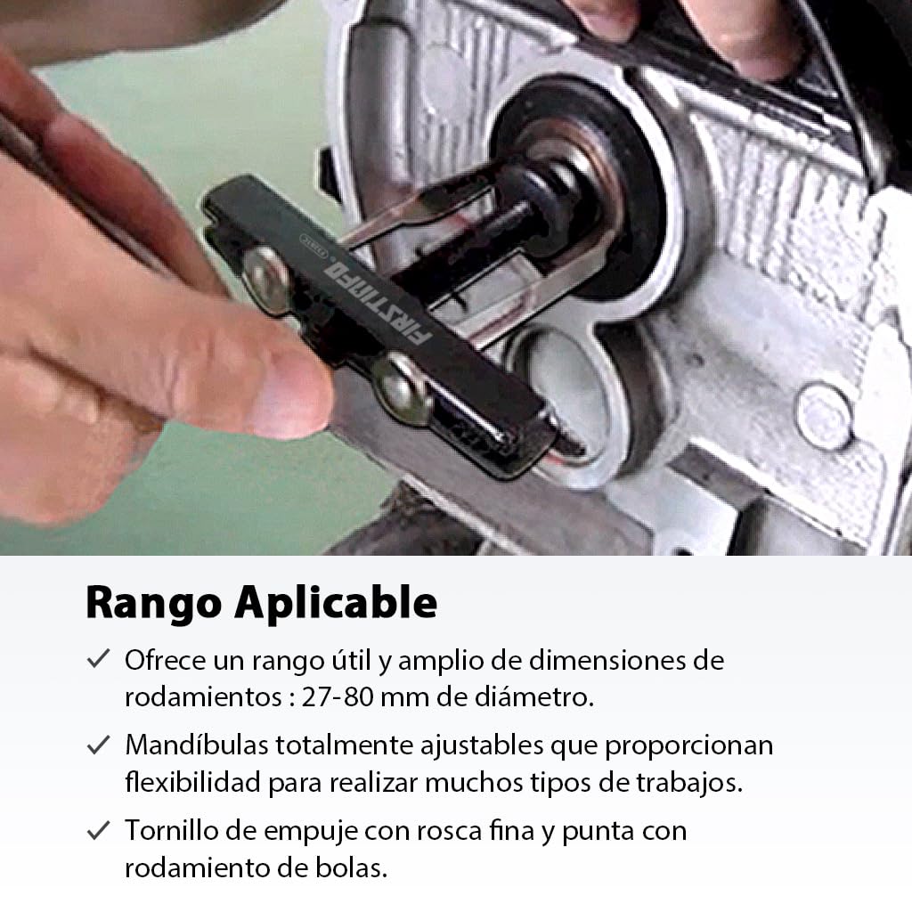 FIRSTINFO F3281C | Extractor de retenes para cigüeñal y árbol de levas con 2 Pares de Ganchos