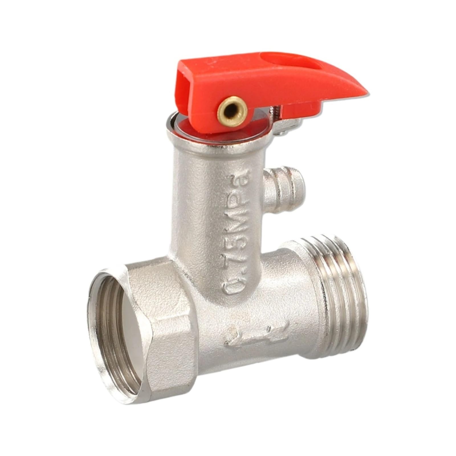 Electric Water Heater Safety Valve 1/2inch DN15 Brass Pressure Reducing Relief Valve for Water Heaters System 0.75mpa