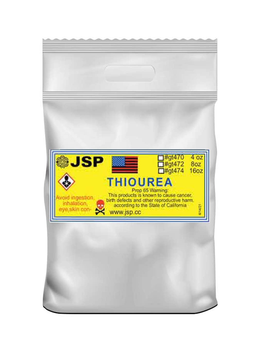 JSP Thiourea 4 ozs - Art Craft Chemical - Chemical Compound - Painting/Drawing - Adult - All Seasons