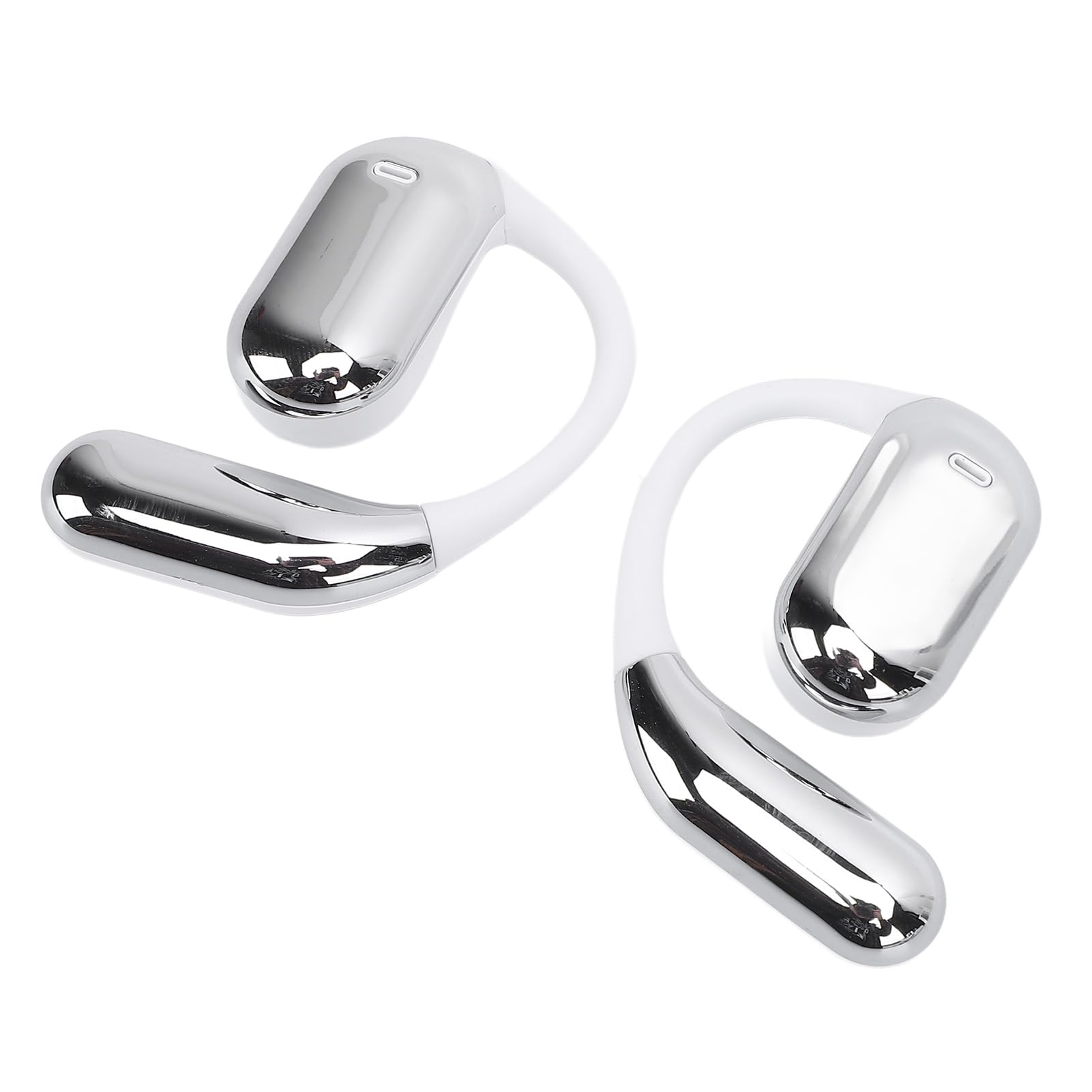 Gedourain Auricolari per Traduttore di Lingua Traduzione Efficiente in Tempo Reale 5.4 per Viaggiatori D'affari Resistente All'acqua IPX6 (Argento)