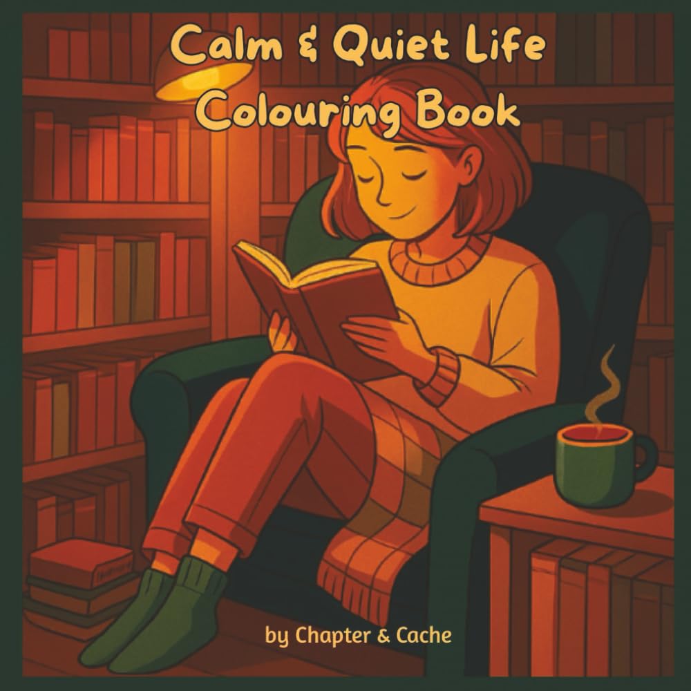 Calm & Quiet Life Colouring Book: A Cozy Collection of 50 Charming Scenes for Relaxation and Mindful Moments: Relaxing, Easy-to-Colour Pages for ... Unwind, Spark Creativity and Soothe the Mind