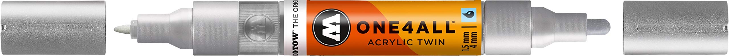One4All Acrylic Twin Marker 227 - Metallic Silver