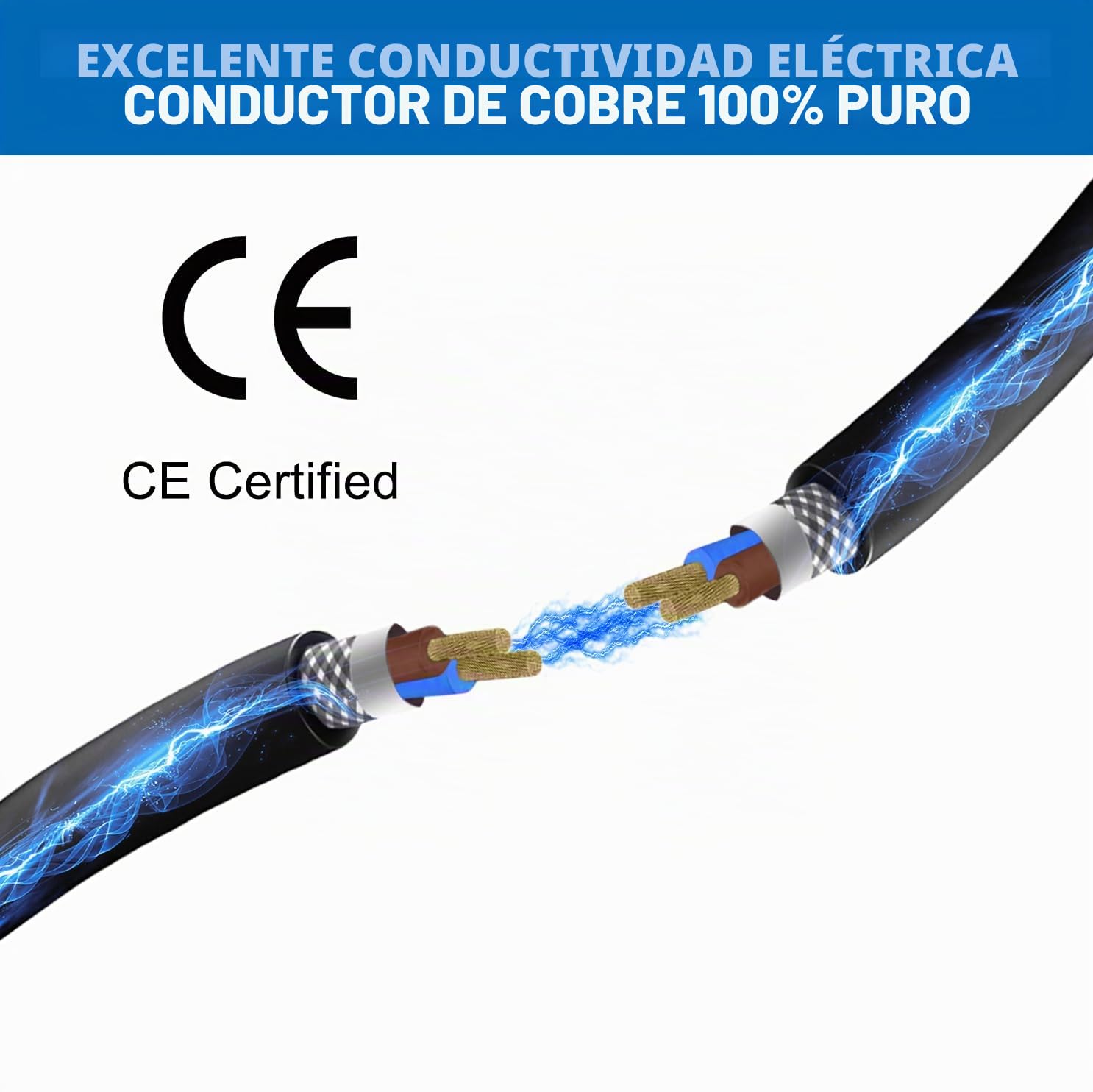 Cable blindado de 2 hilos de 2 x 2,5 mm², 10 metros, certificado CE, cable de blindaje EMI/RFI para automóviles, altavoces, impresoras 3D, husillos CNC-VFD, motores paso a paso, transmisión de señal