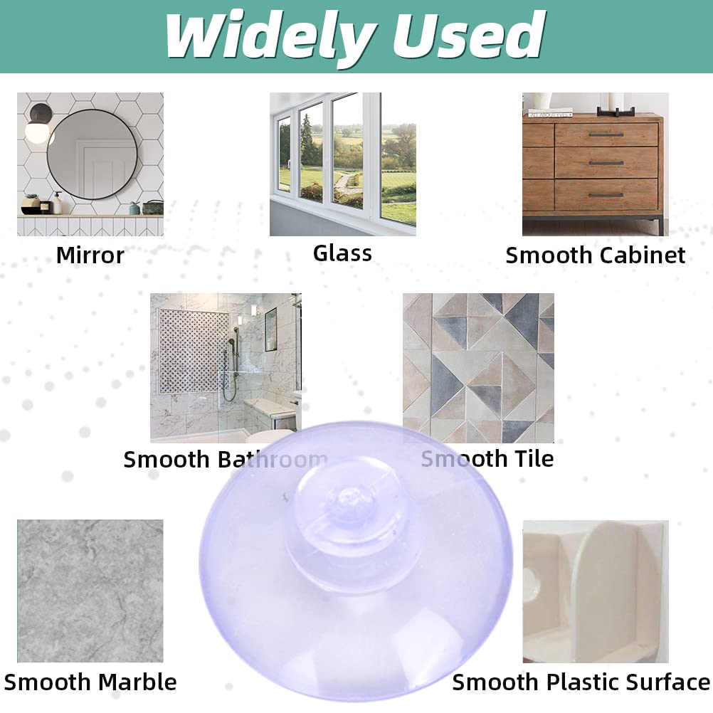 30 Transparente Saugnäpfe 20 Mm – Aus PVC, Starke Saugkraft, Hakenlos, Für Fenster, Fliesen, Auto & Mehr