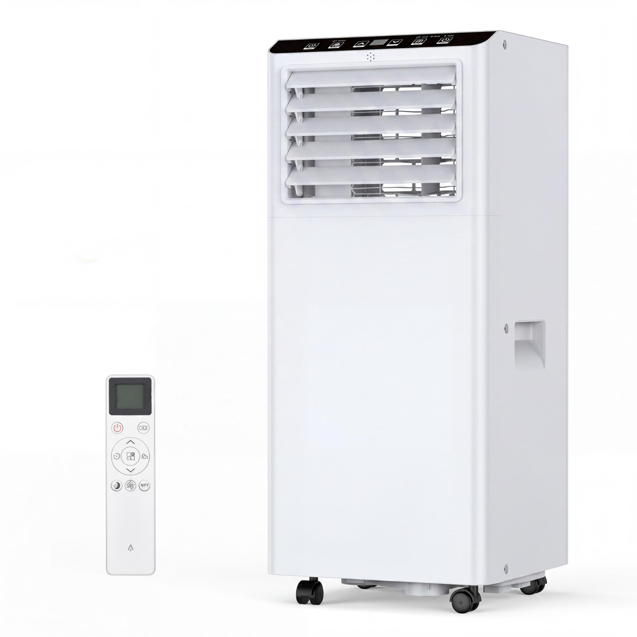 RBFGYIOP Portable Air Conditioners, 9000 BTU Portable AC Unit with Remote and 24H Timer, 3 in 1 Air Conditioner Portable with Cooling, Dehumidifier and Fan, Swamp Cooler for Bedroom, Office