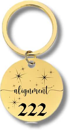 Angel Number Stainless Steel Minimalist Keychain (111-999)