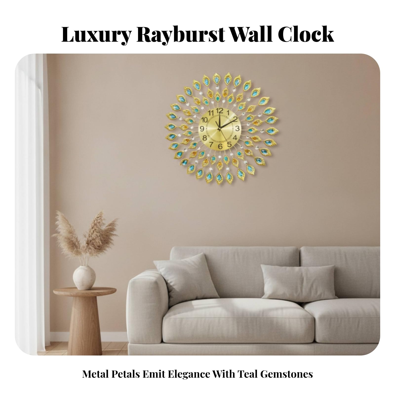 Reloj Pared corativo Elegante, 38 Cm