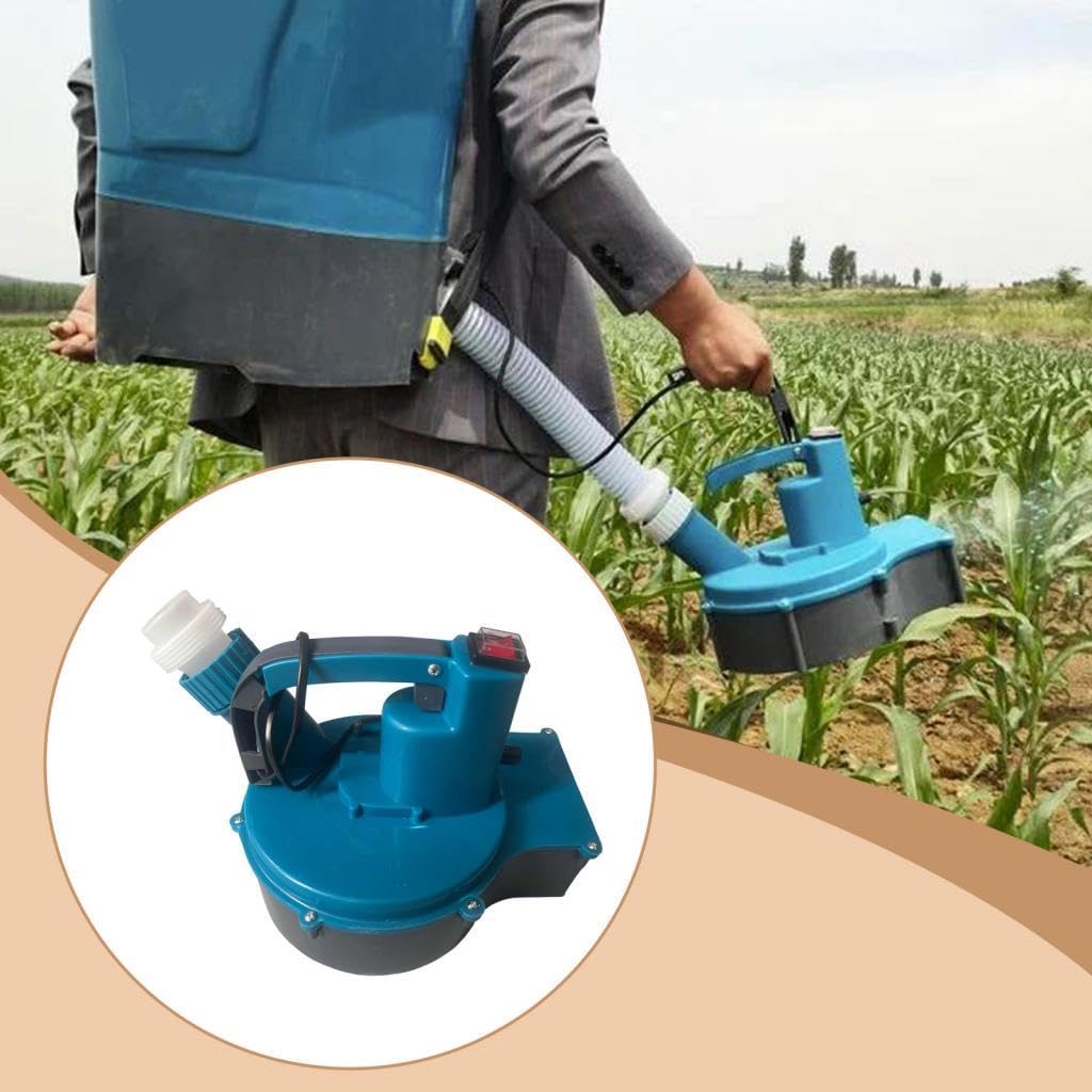 Testa di Spandimento Elettrico per Fertilizzanti con Maniglia, Attrezzatura Agricola, Spandiletame Elettrico per E Cortili, Testa Quadrata