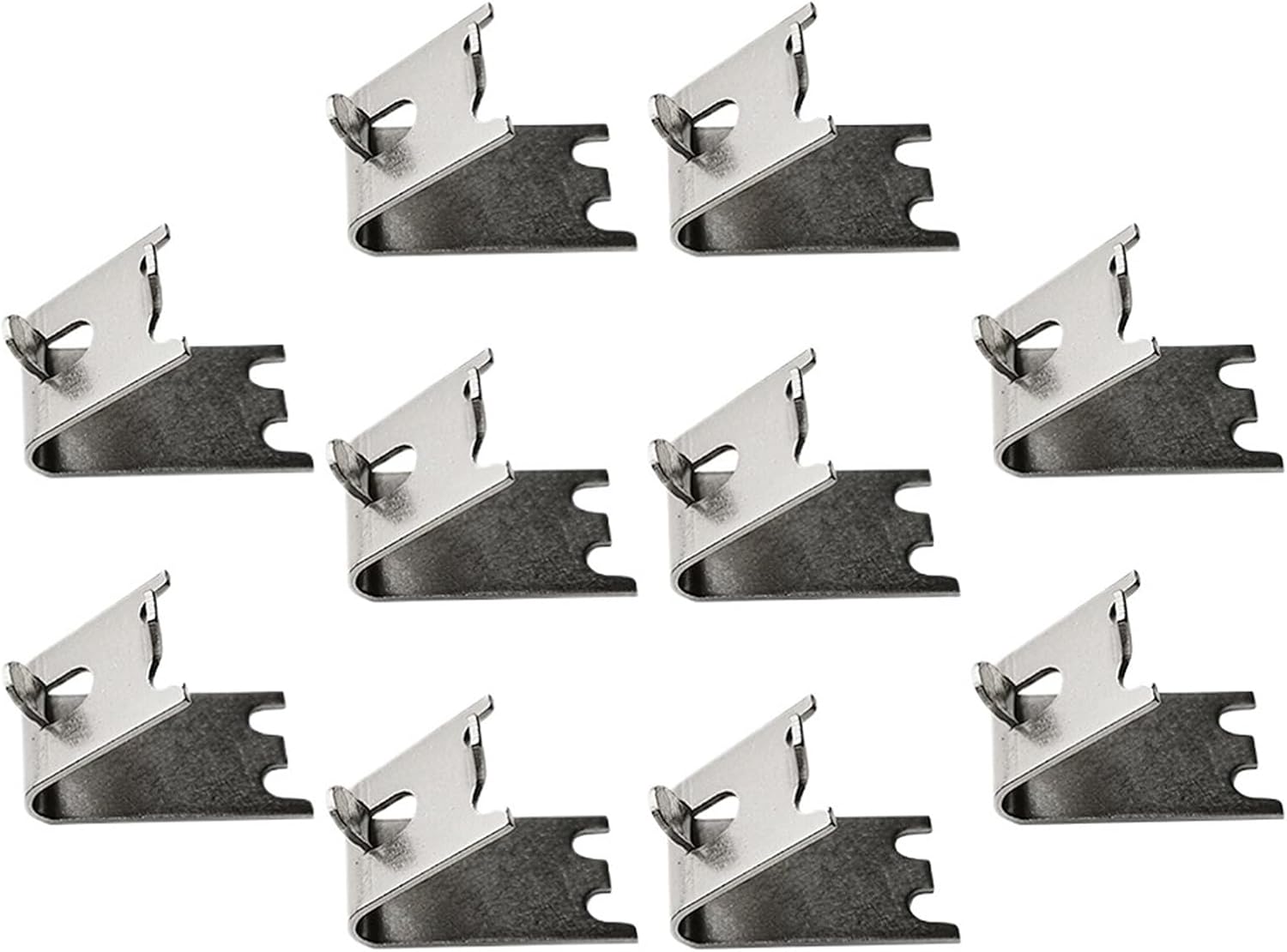 Freezer Shelf Clip 20pcs Freezer Shelf Clips Stainless Steel Support Fridge Heave Duty Hooks Cooler Rack