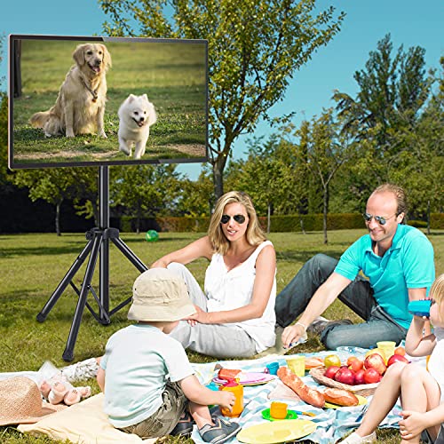 image for Rfiver Portable TV Tripod Stand with 360 Swivel and Tilt Mount for 32-