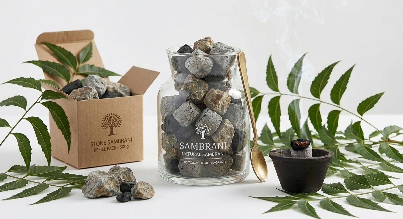 Sambrani Natural Sambrani, Natural Resin, Aromatherapy, Air Purification,Pack, 500g-image-43