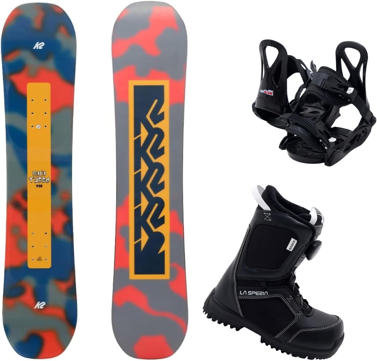 K2 MINI TURBO スノーボードブーツセット K2 Mini Turbo Snowboard