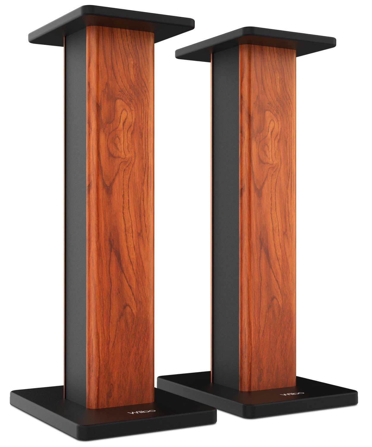 Wiibo Tempo 60 – Paar Lautsprecherständer – 60 cm Höhe – Solide Anti-Vibrations-Basis – Universelle Kompatibilität mit HiFi-Stereo - Heimkino-Lautsprechern – Rutschfeste Füße