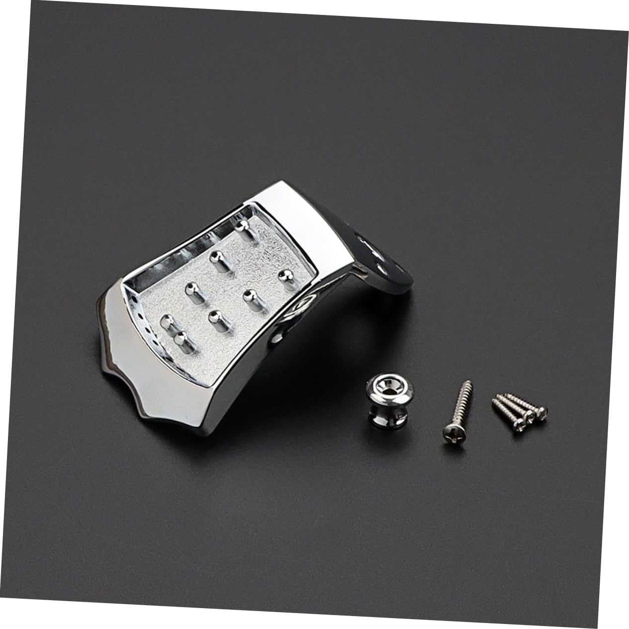 ibasenice 4sätze String Mandolin Tailpiece Aus Metall Professionelles Zubehör Für Klangverbesserung Und Einfache Saitenwechsel Robust Stabil Und Übertonreduzierend Für Authentischen