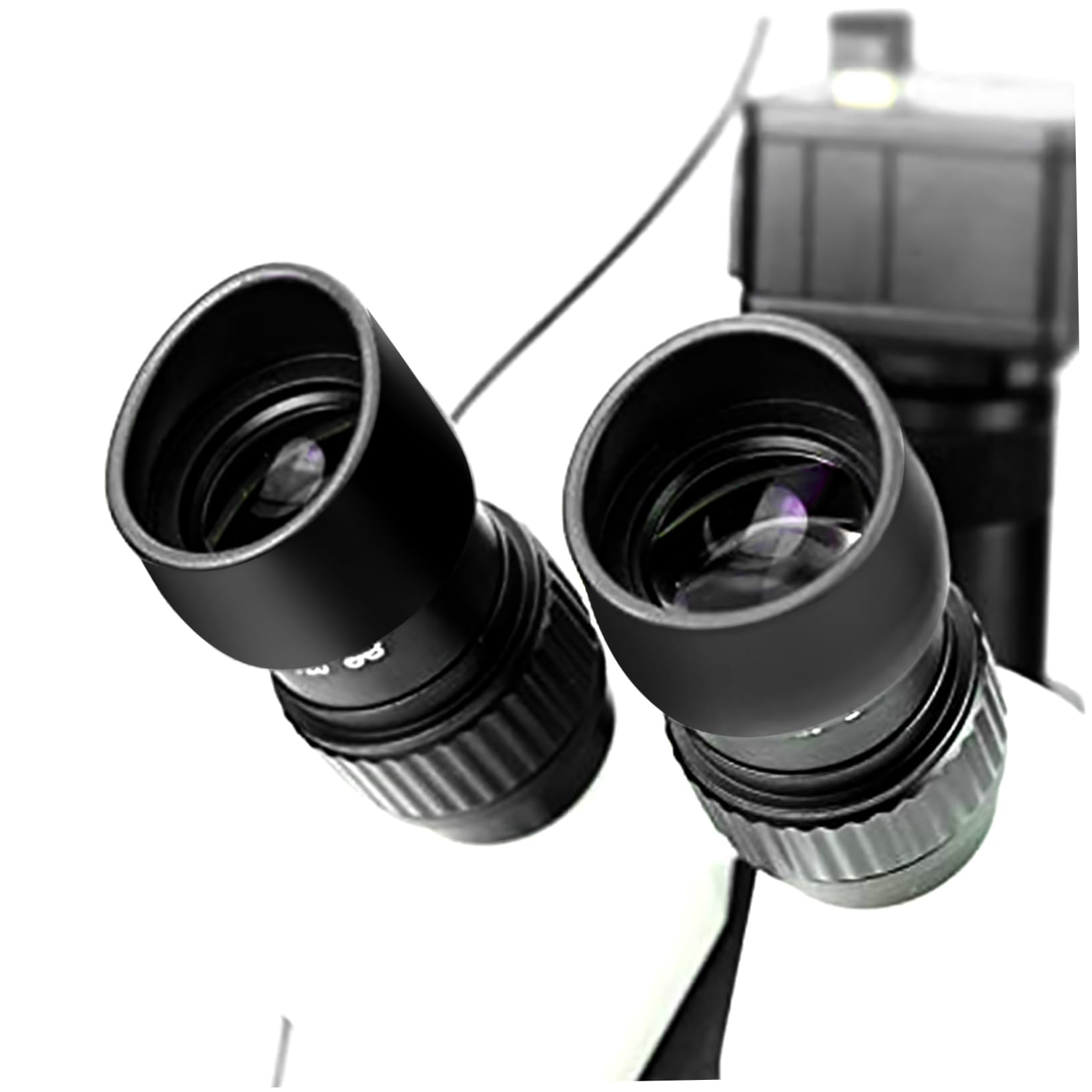 CIYODO 3sets Microscope Eyepiece Cover Scope Eyepiece Guards Rubber Eye Shield Cup Binocular Eye Cover Guards for Lab/School Use 2pcs*3