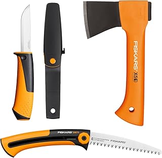 Fiskars X-series Zestaw kempingowy X5, piła, nóż