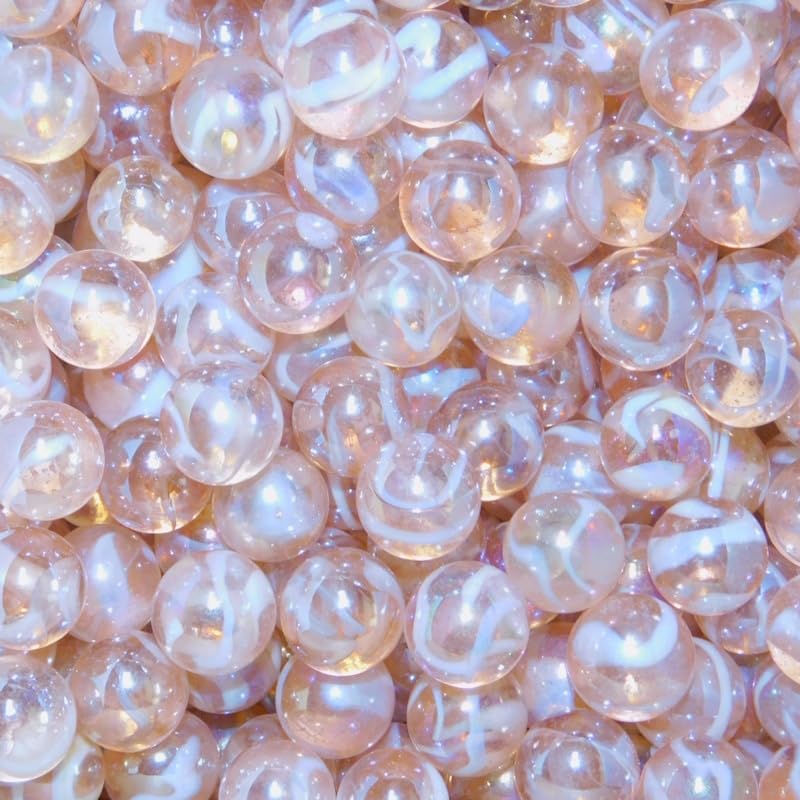 Bolsa de 25 Mega Canicas 58" (16mm) Medusas Mármoles de Vidrio Nuevo Nunca Usado Condición