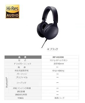 Amazon.co.jp: パナソニック ステレオヘッドホン (ブラック) RP