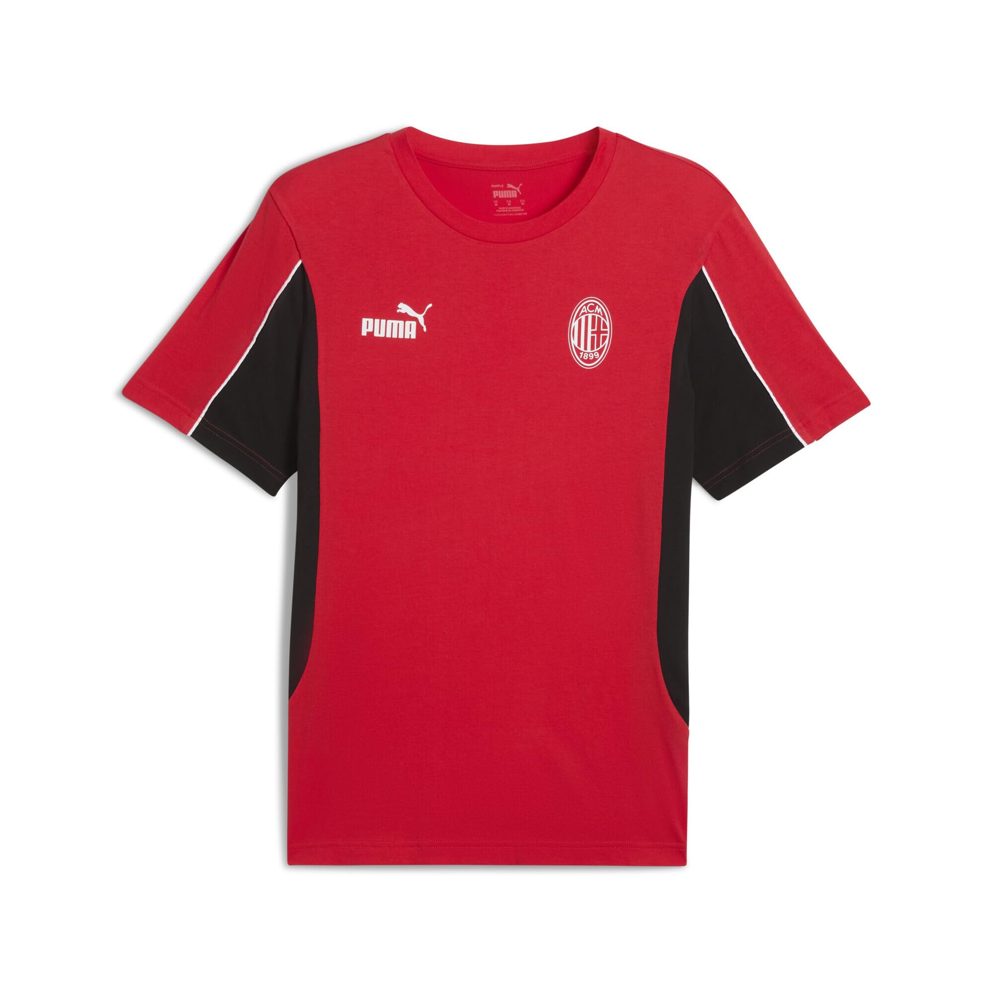 Ac Milan  Men's   Ftblarchive T-Shirt , Football by Puma in Size L, Sports Direct