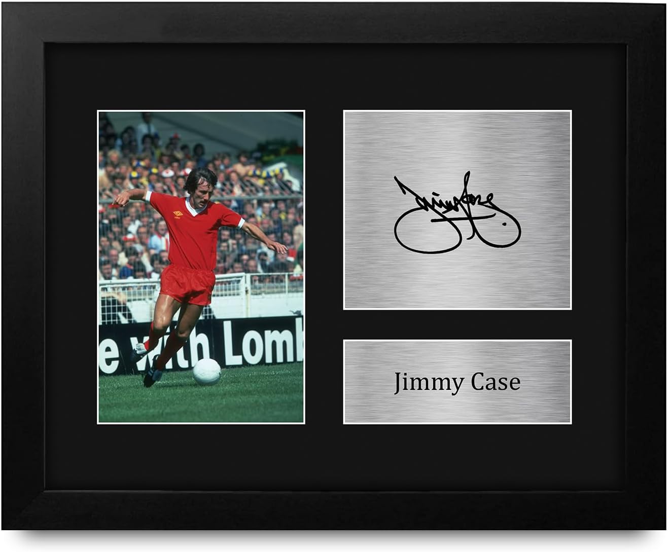 HWC Trading Jimmy Case Liverpool Gifts Printed Signed Autograph Picture for Soccer Fans and Supporters - US Letter Framed (ID-008079)