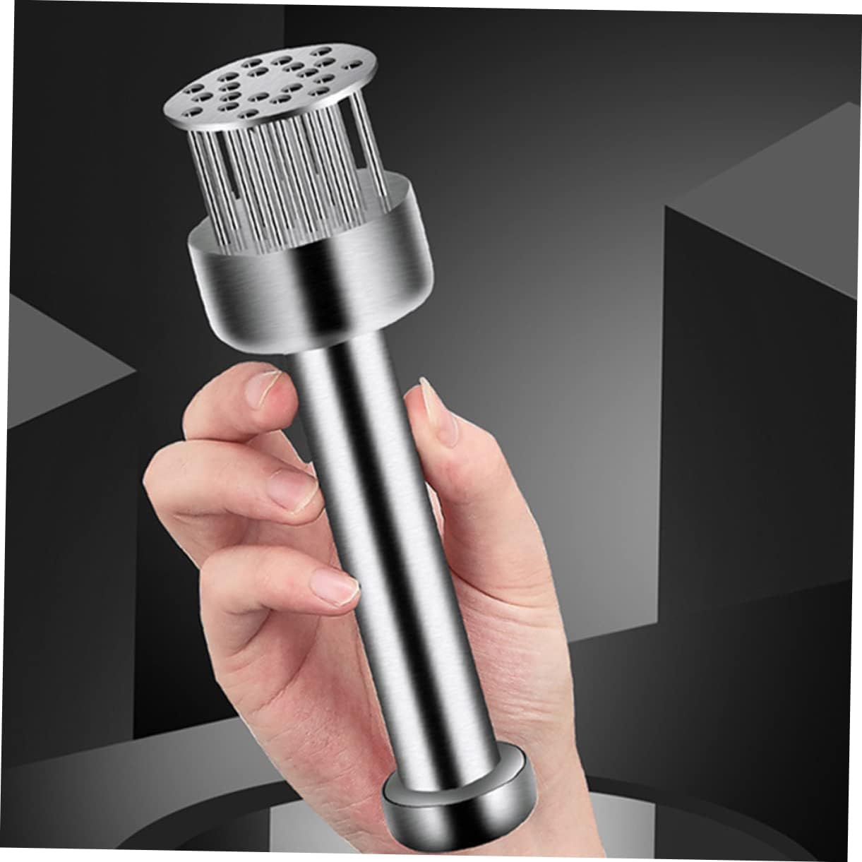 Mikinona Stainless Steel Meat Tenderizer for Pork Belly Cooking Meat Shredder Twist Tool Kitchen Steak Tenderizer Household Cooking Tool Pork Pounder