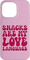 Vista 21 de Snacks Are My Love Language Funda para iPhone 16 para niños y padres
