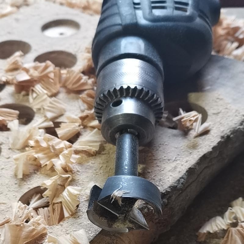 Set di punte Forstner, 5 pezzi da 15-35 mm, punte per trapano in acciaio ad alta resistenza, albero esagonale, sega per fori extra lunga, utensile per la lavorazione del legno
