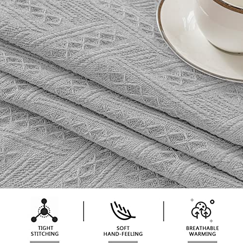 Meetsky Couch Cover Sofa Covers For 3 Cushion Couch Sofa Slipcovers For Most Shape Sofas Cover Protector Washable Soft Fabric Throw Couch Cover For Living Room(Xx-Large: 91" X 134", Light Grey) #TOP4