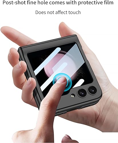 Miniatura 4 de SHIEID Funda para Samsung Z Flip 5, Galaxy Z Flip 5 con protección de bisagra, funda para Samsung Flip 5 con protector de pantalla compatible con