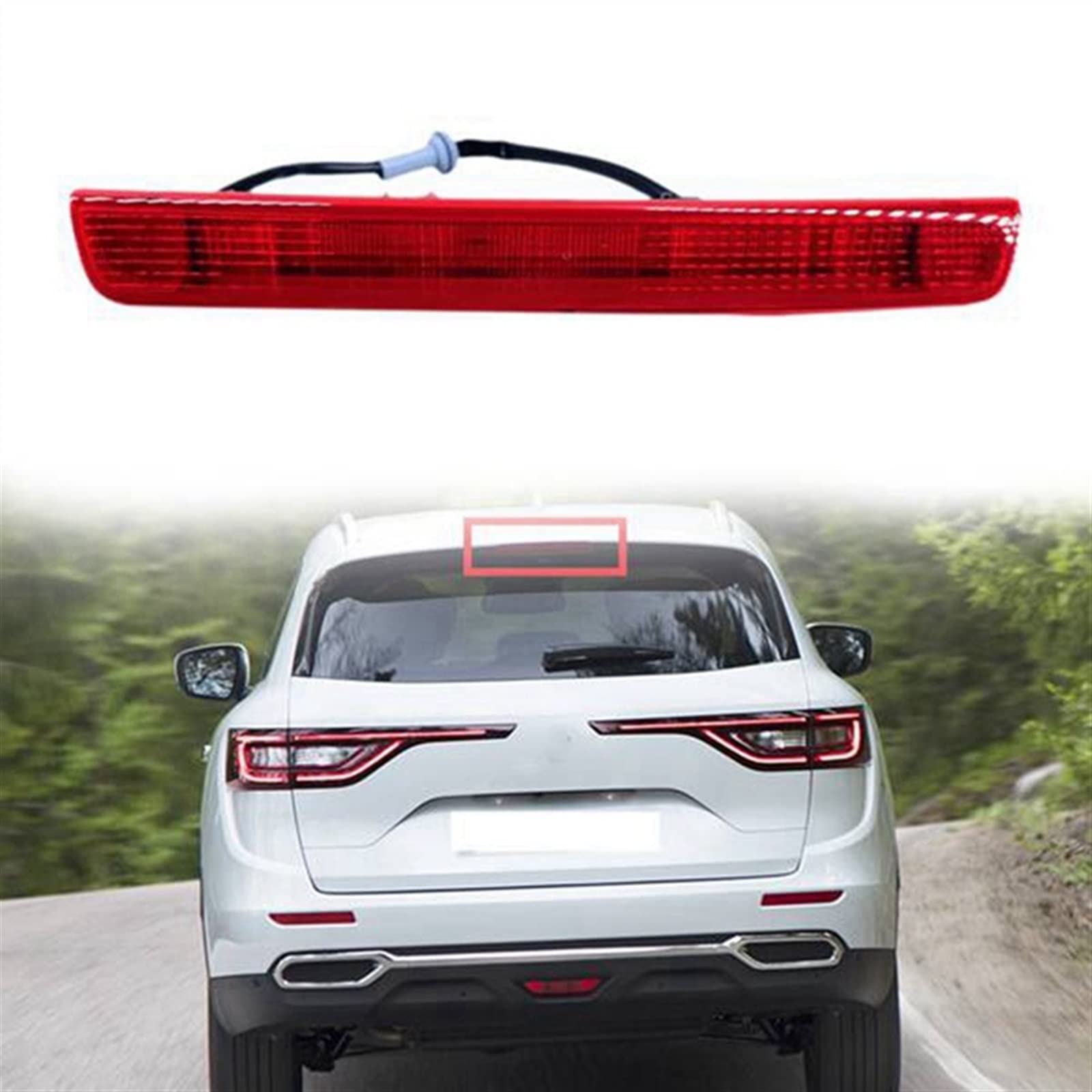 265909433R Compatible Con Koleos MK2 2016 2017 2018 2019 2020 Luz De Freno De Montaje Luz Trasera Tercera Luz De Freno Piloto Trasero