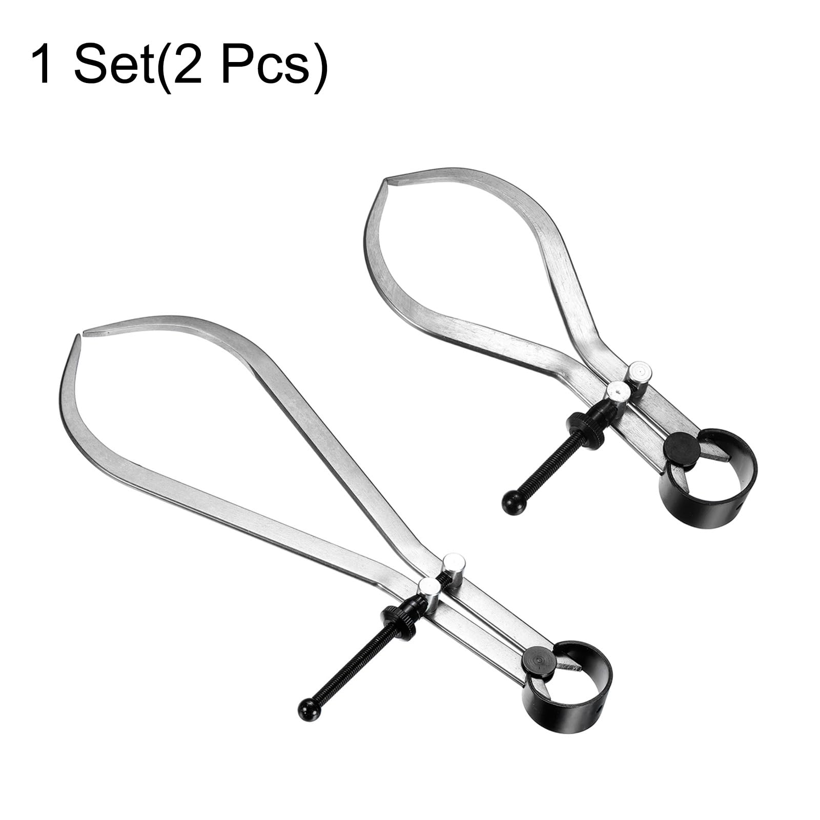 QUARKZMAN 2pz Molla Esterno Calibro 6" 9" Acciaio Inox Regolabile Molla Calibro Gamba Piegata per Legno Tornio Progetti