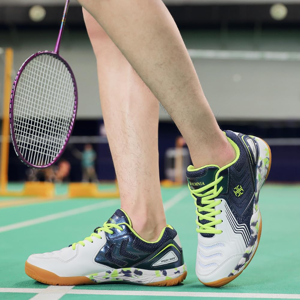 Zapatillas Multi-Deporte Badminton Hombre y Mujer Placa Anti-Torsión, Malla Transpirable, Entresuela MD y Suela Antideslizante para Entrenamiento Indoor