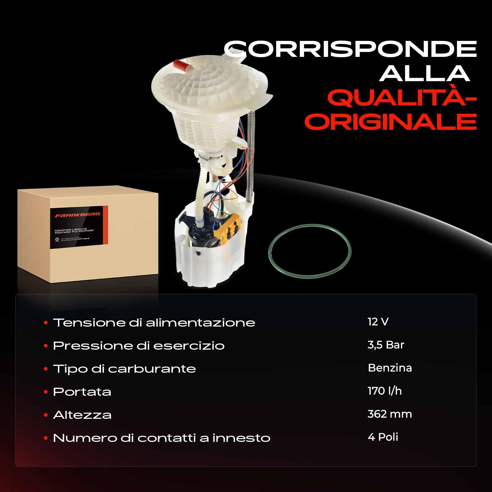 Pompa Carburante Benzina per Ram 1500 Ram 2500 Ram 3500 Ram 4000 V8 3.7L 4.7L 5.7L Benzina 2004-2007 5104694AB
