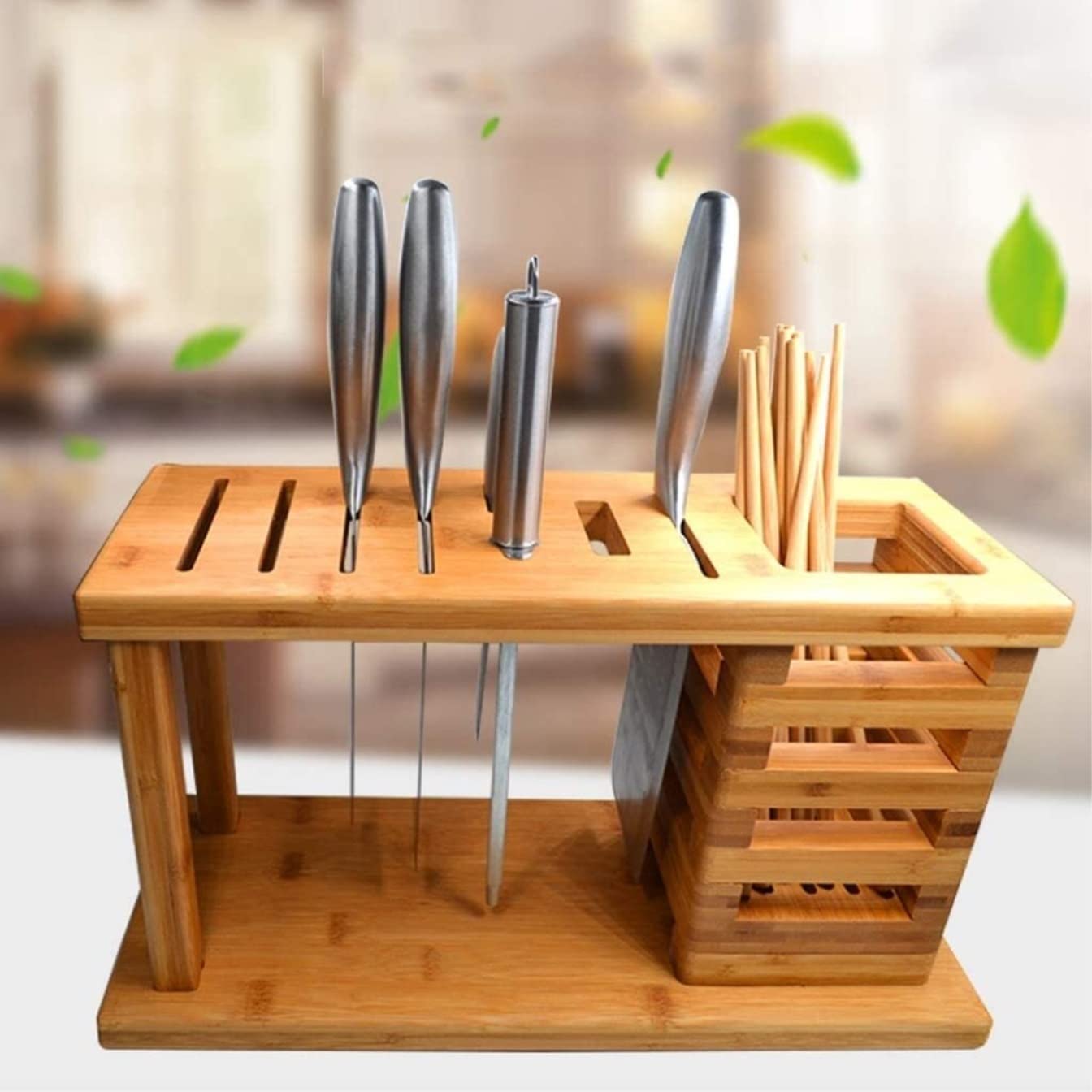 Bloque Cuchillos Cocina Estante Multifunción para Cuchillos, Estantería De Drenaje, Estante para Cuchillos De Cocina, Soporte De Bloque, Herramientas De Soporte