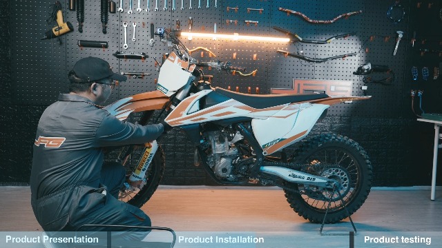 Adhésif Synthétique Protection Fourche Effet 3D, Compatible Avec GSR