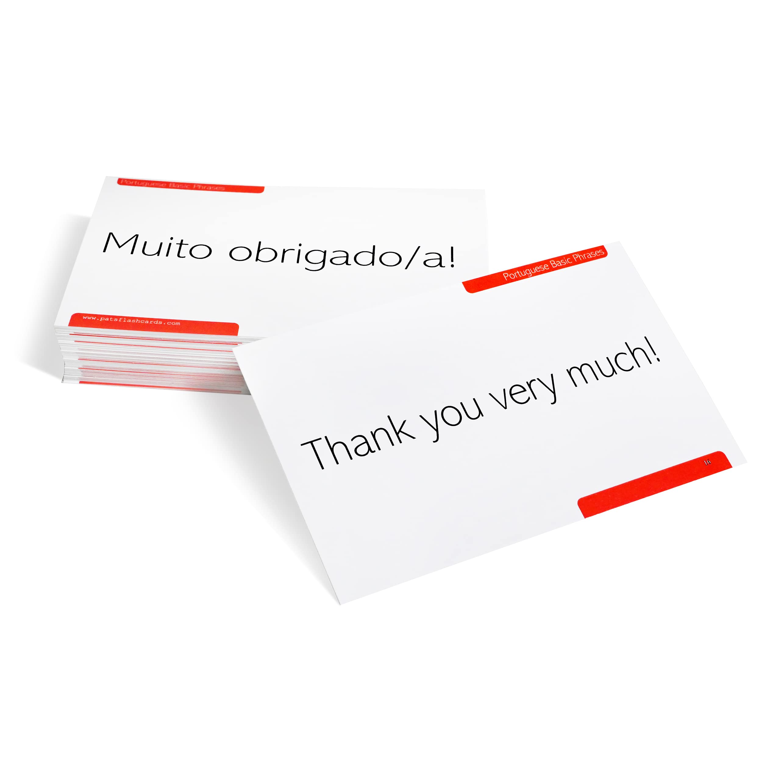 Pat's Flash Cards 50 Portuguese Basic Phrases Flash Cards with Conversation Variations