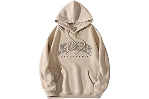 Cozy & Stylish: Floerns Men's Letter Graphic Print Hoodies