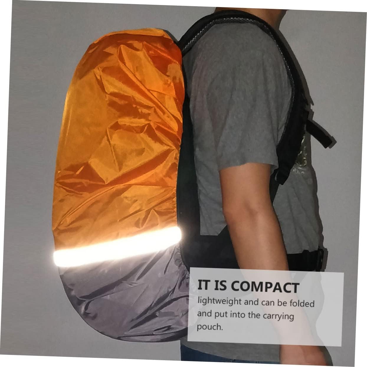KOMBIUDA Backpack Rain Cover Bag Rain Cover Waterproof Bag Cover Backpack Cover Reflective Rain Cover Night